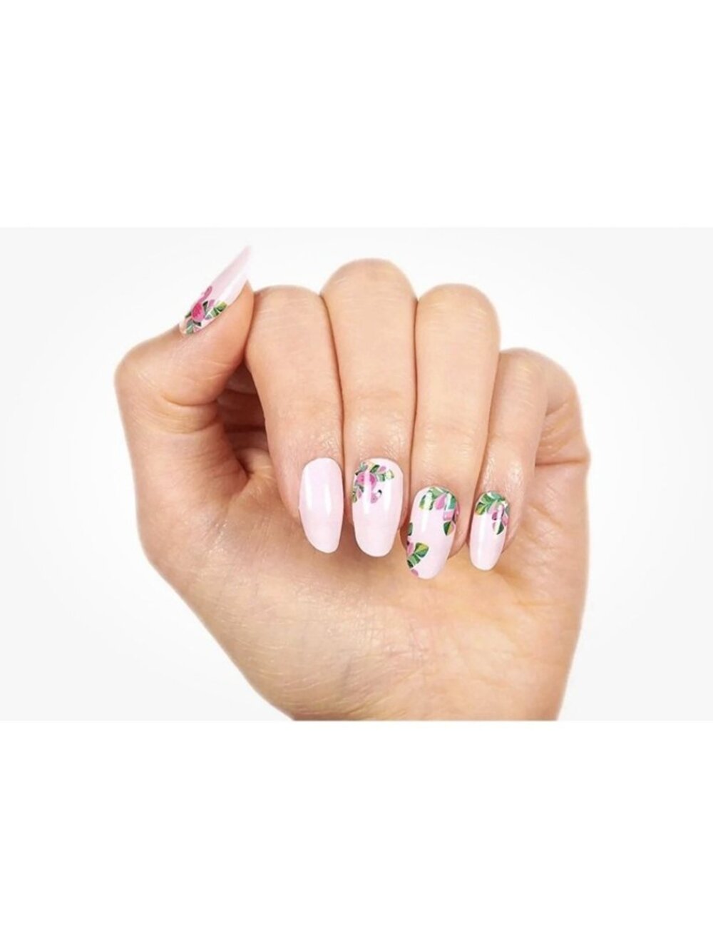 Color Street 100% Real Nail Polish Strips Retired Flamingo Goals, Rare Find New